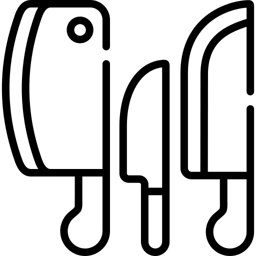 Knife kit knife cut icon