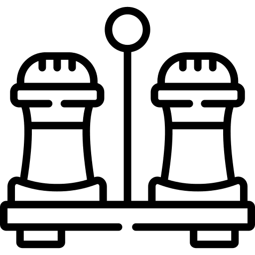 Salt and pepper pepper salt and pepper food and restaurant icon