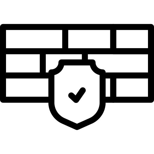 Wall wall safety locked icon