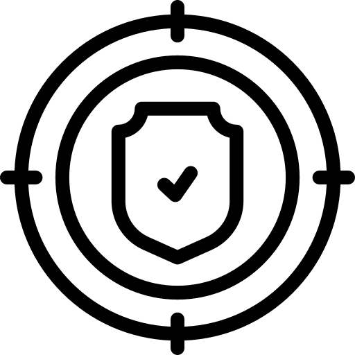 Target online padlock security icon