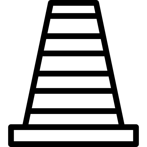 Traffic cone traffic cone bollards urban icon