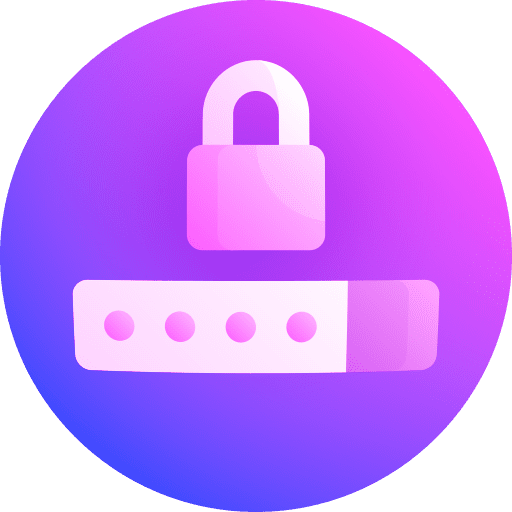 Password user security vision icon