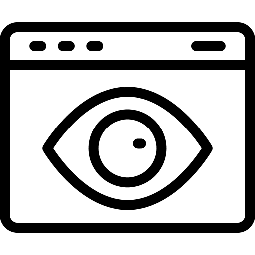 Window security safety eye icon