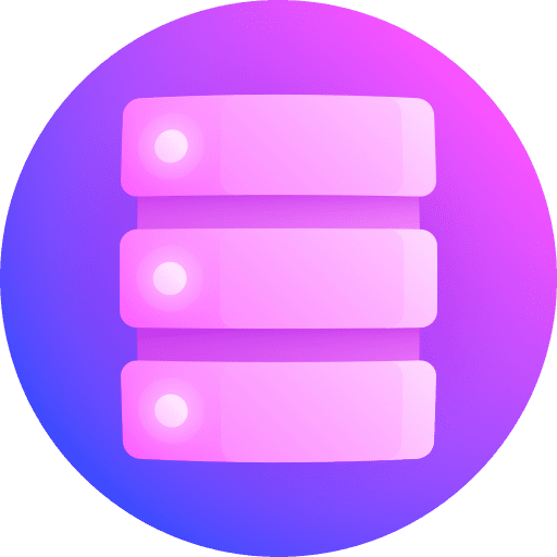 Database hosting ui files icon