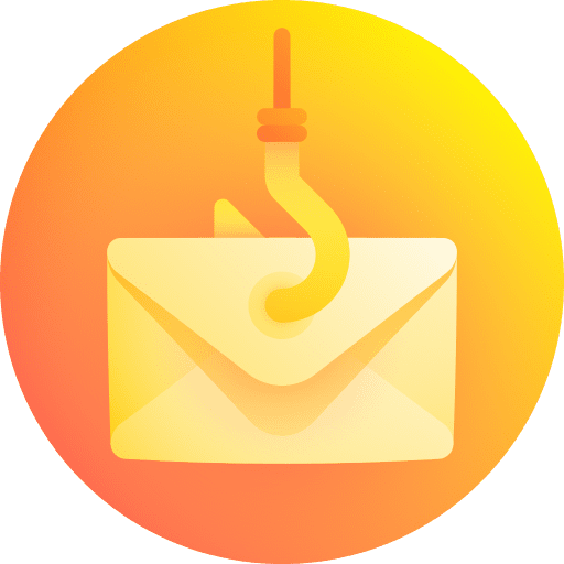 Phishing mail phishing attack icon