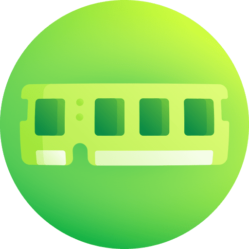 Ram memory device cpu hardware icon