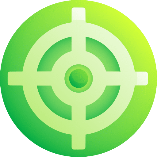 Target computer shooting aim icon
