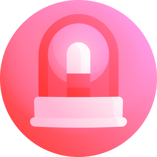 Alarm police computer alarm icon