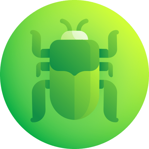 Bug malware computer virus icon