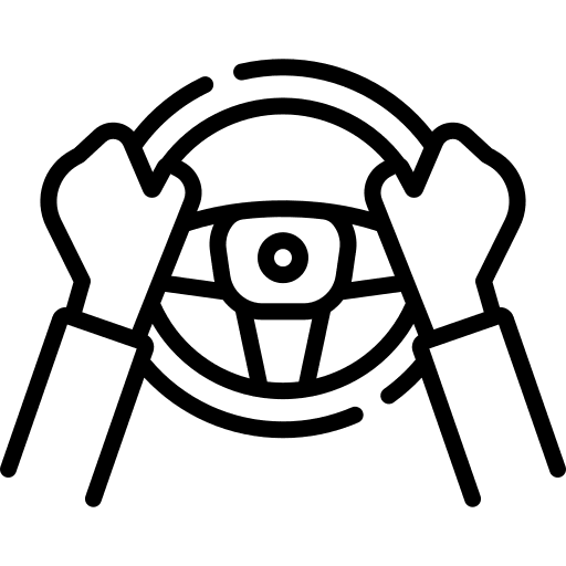 Hands hands vehicle transportation icon