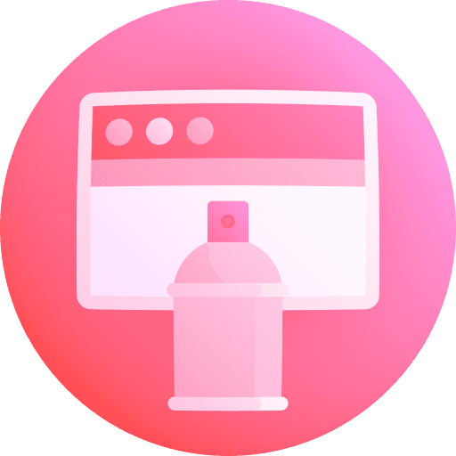 Web computer webpage security icon