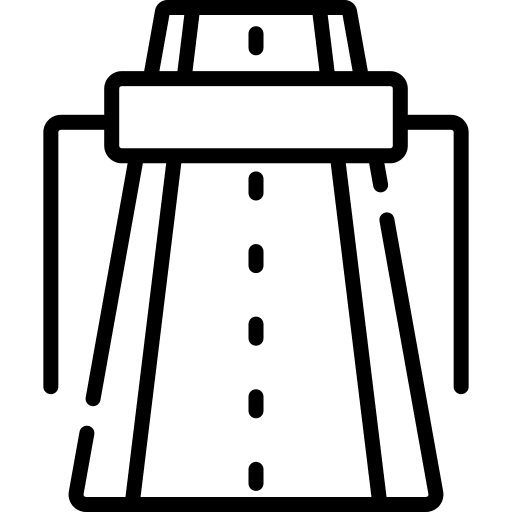 Highway trip highway sign street sign icon