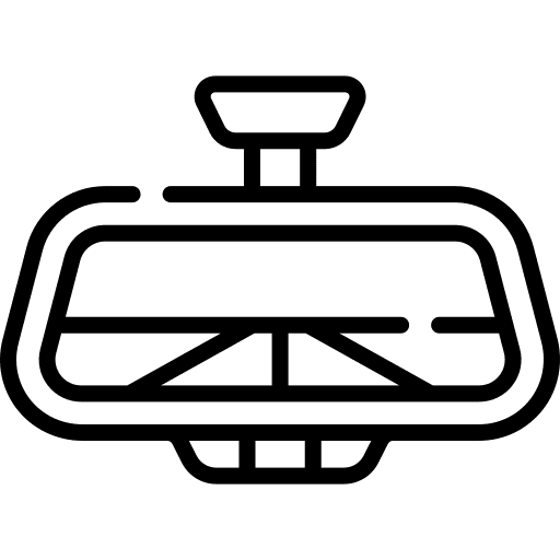 Rearview rearview mirror vehicle automobile icon