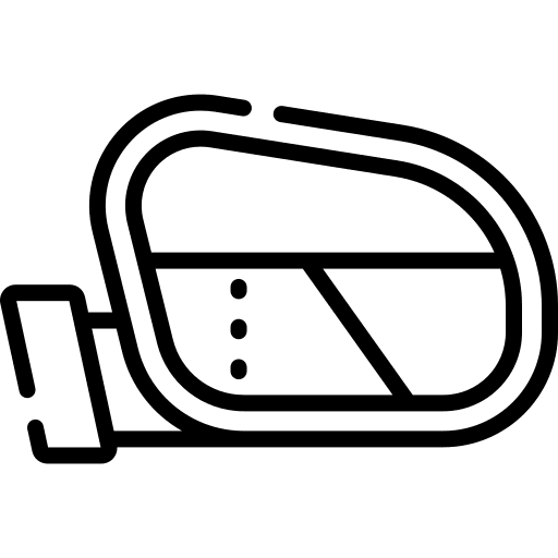 Side mirror side wing mirror electronics icon