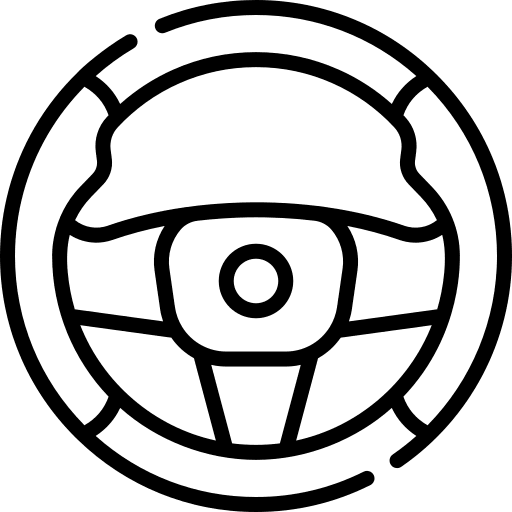 Steering wheel car wheel steering wheel car icon