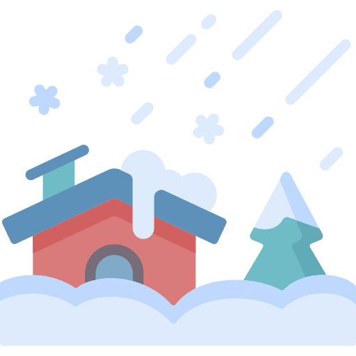 Blizzard snowfall nature blizzard icon