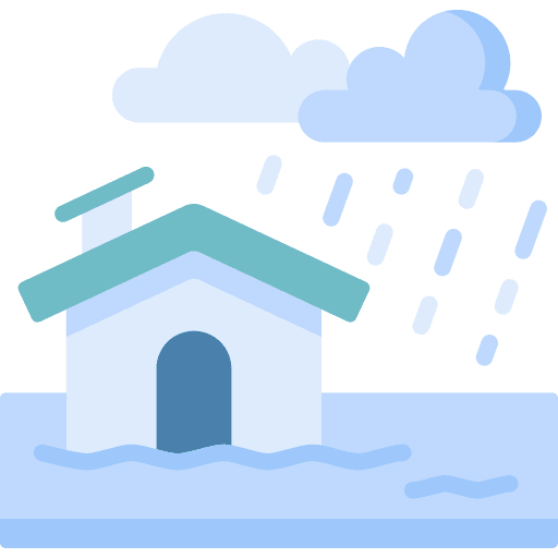 Heavy rain rain natural disaster cloud icon