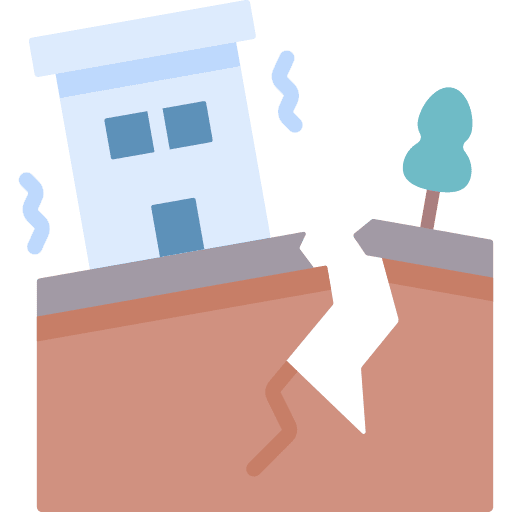 Earthquake nature disaster natural disaster icon