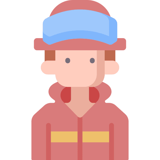 First responder professions and jobs healthcare fireman icon