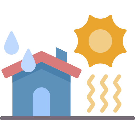Heat wave weather temperature heat wave icon