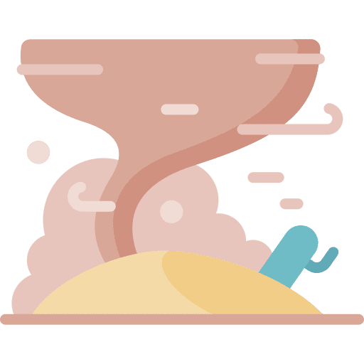 Sandstorm sandstorm dust sand icon