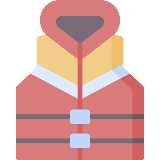 Life jacket life jacket lifesaver security icon