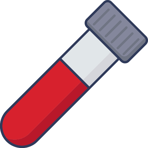 Blood tube blood tube blood blood test icon