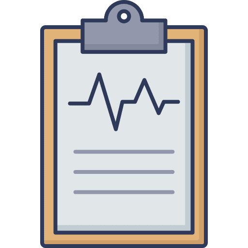 Health report health report clipboard medical history icon