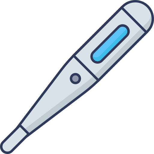 Thermometer healthcare and medical thermometer tool icon