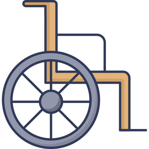 Wheelchair inclusive disabled disability icon