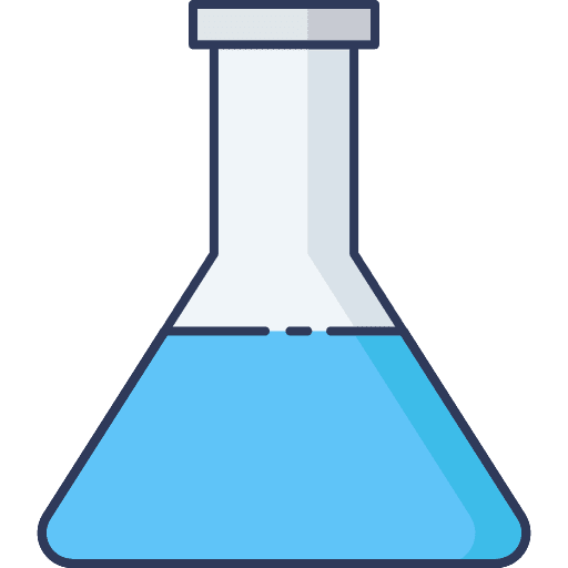 Flask education chemical science icon