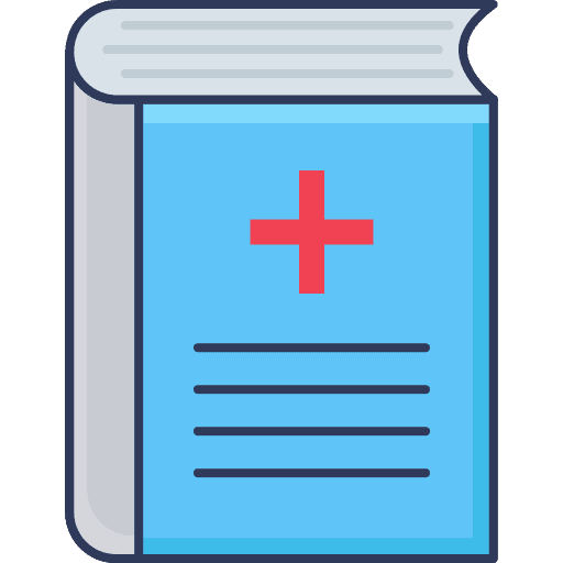Medical book medical book education educational book icon