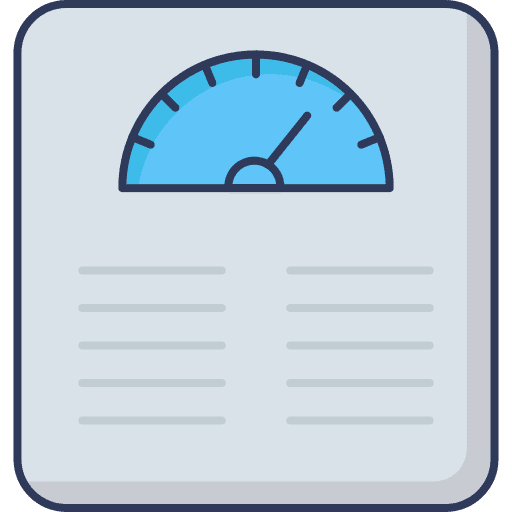 Weighing scale body scale healthcare and medical weighing scale icon