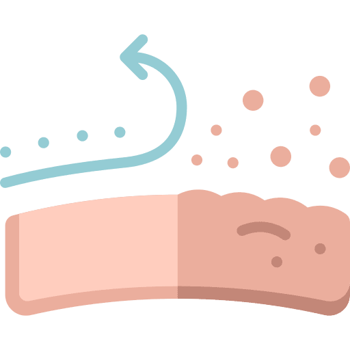 Exfoliant cosmetics grooming body scrub icon