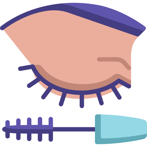 Mascara beauty salon cosmetics makeup icon