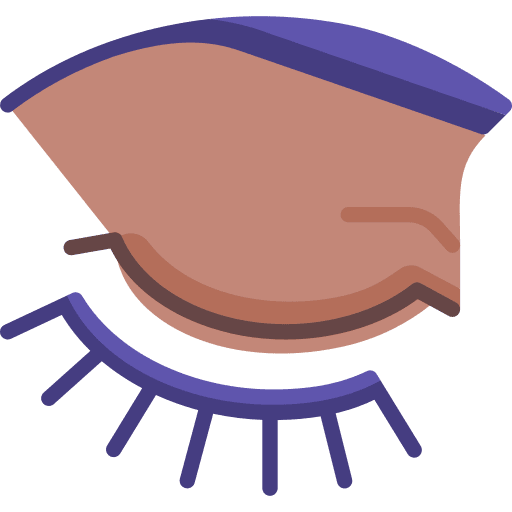 Eyelashes fake beauty make up icon