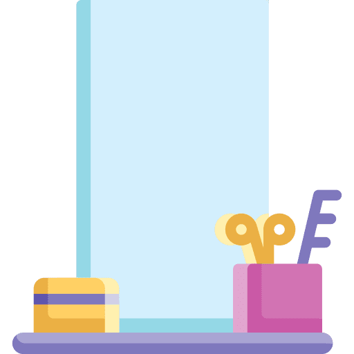 Mirror hairdresser mirror furniture icon