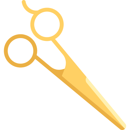 Scissors cut scissors hairdresser icon