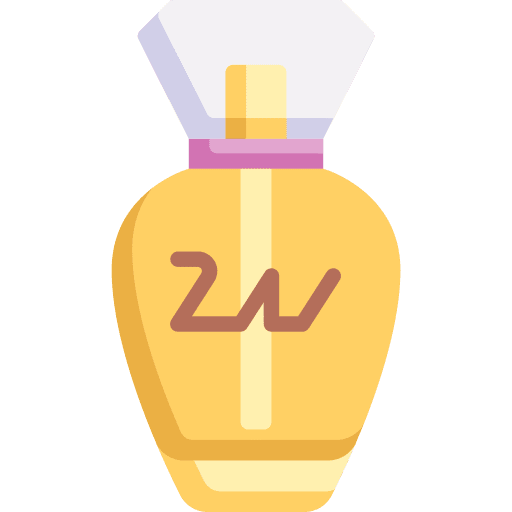 Perfume beauty bottle treatment icon