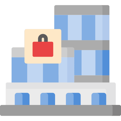 Shopping mall commerce and shopping shopping mall construction icon