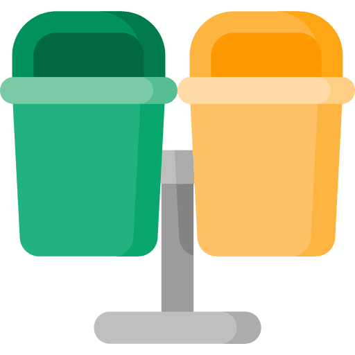 Recycle bin trash can ecology and environment recycle bin icon