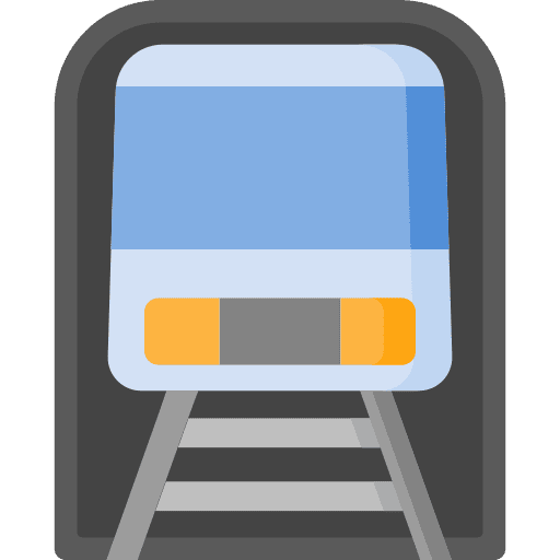 Subway mrt travel transportation icon