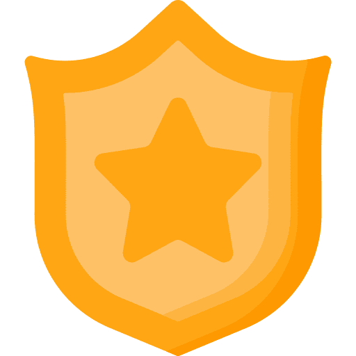 Police badge sheriff emblem police badge icon