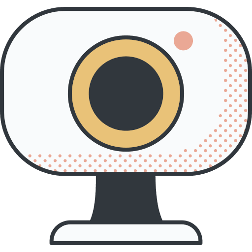 Webcam round webcam cam webcam icon
