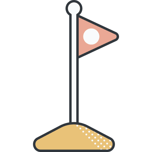 Flag flag goal marker icon