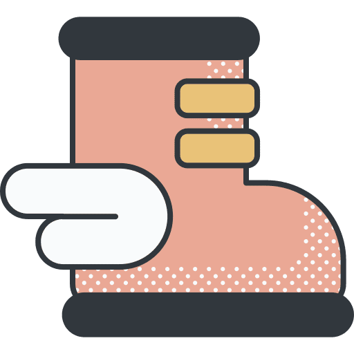 Boots magic boot winged gaming icon
