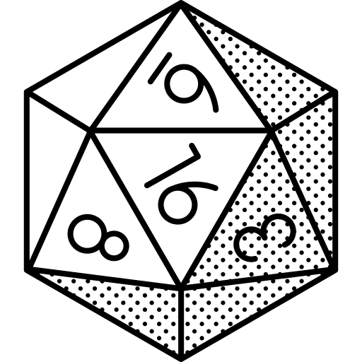 Dice entertainment dice role icon