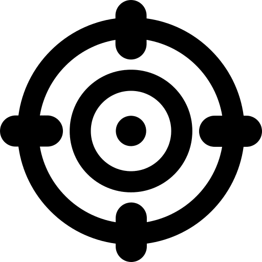 Shooter focus target define icon