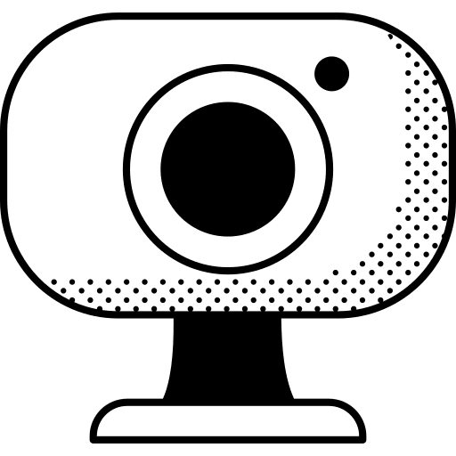 Webcam camera electronics cam icon