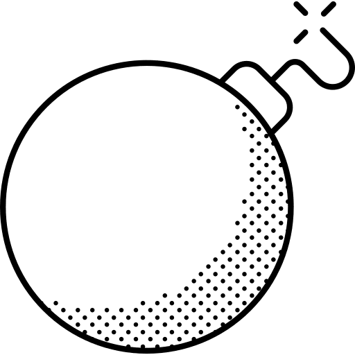 Bomb explosion gaming explosive icon